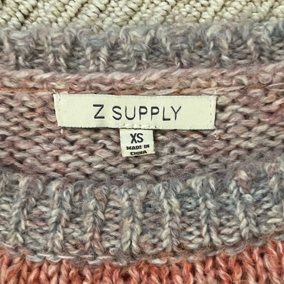 Z Supply Womens Kersa Ombre Crewneck Sweater Size XS - Picture 7 of 8